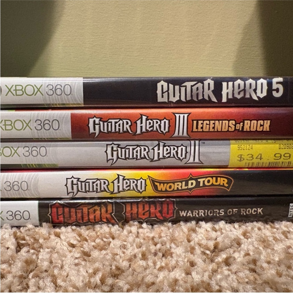 Xbox 360 Game Collection guitar hero